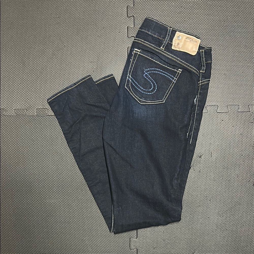 Seven7 Blue Slim Jeans Classic Denim
